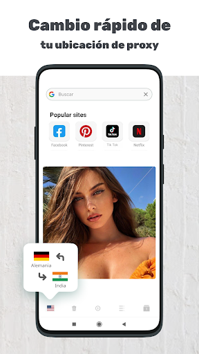 Captura de pantalla de Web Proxy Browser