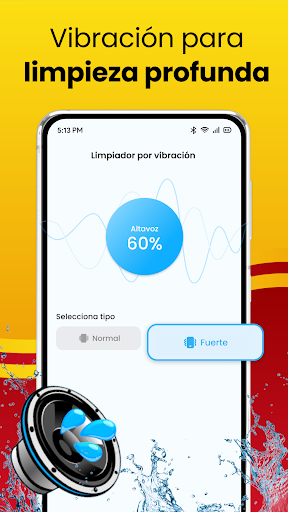 Captura de pantalla de Limpiador de Altavoz