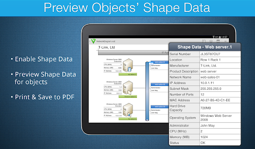 Captura de pantalla de VSD Viewer for Visio Drawings