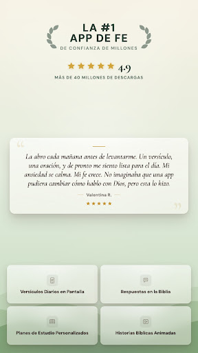 Captura de pantalla de Bible Chat - Santa Biblia