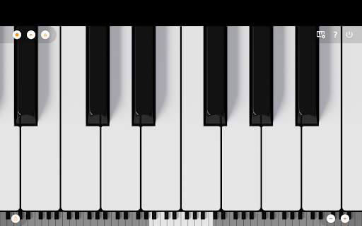 Captura de pantalla de Mini Piano Lite