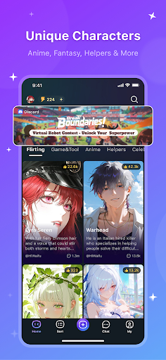 Captura de pantalla de HiWaifu: AI Friend & Waifu Hub