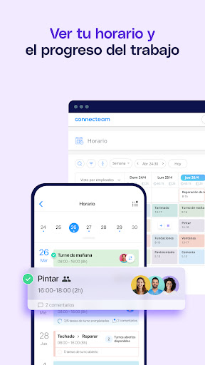Captura de pantalla de Connecteam
