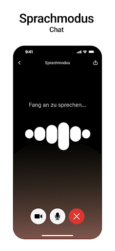 Chatbot-App: KI-Assistent Screenshot
