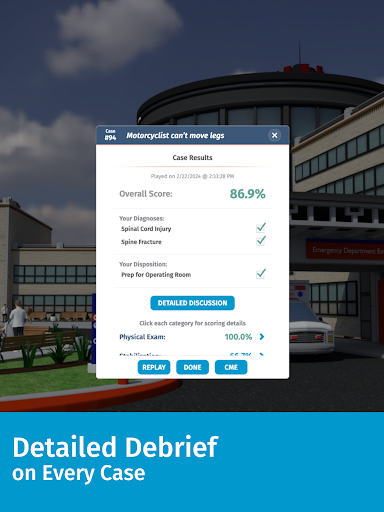 Full Code Medical Simulation Screenshot