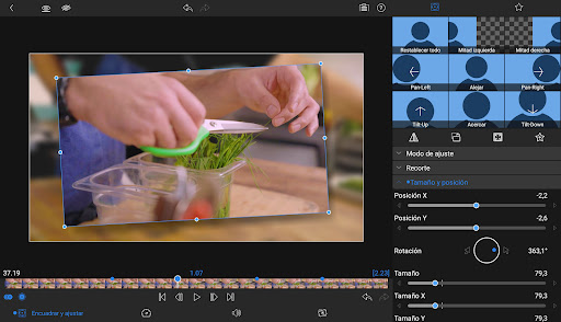 Captura de pantalla de LumaFusion:Editor de vídeo pro