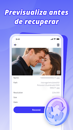 Captura de pantalla de Photo Recover Plus - Restore