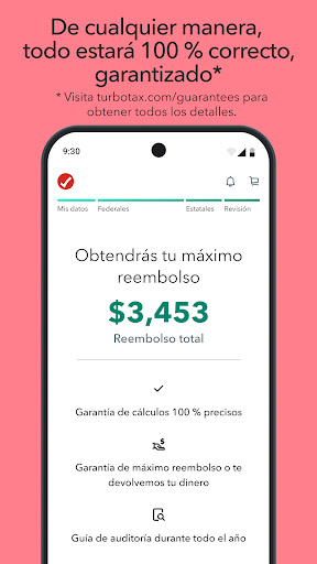 Captura de pantalla de TurboTax: envía tu declaración