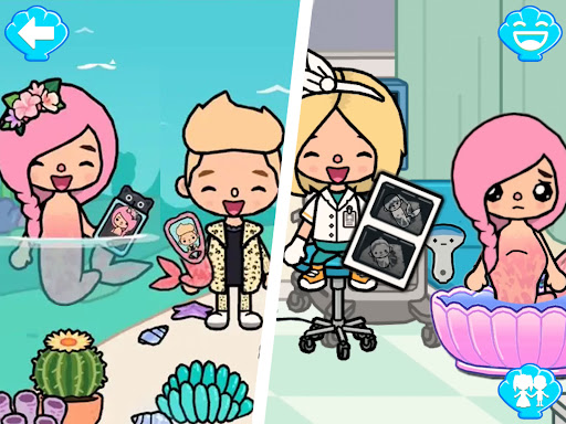 Captura de pantalla de Mermaid Games: Princess Salon