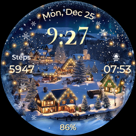 Captura de pantalla de Animated North Pole Christmas