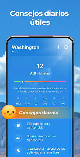 Captura de pantalla de Previsión del tiempo con radar