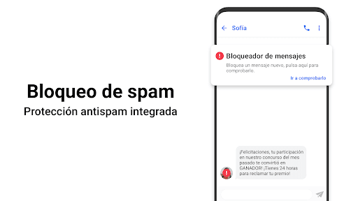Captura de pantalla de Messenger de SMS - Mensajes
