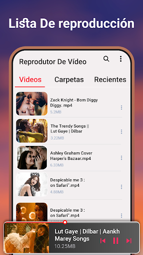 Captura de pantalla de Reproductor De Video