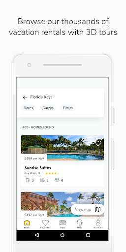 Captura de pantalla de Alquileres vacacionales Vacasa