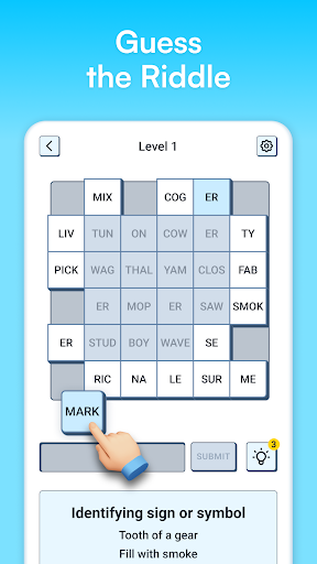 Syllatiles - Word Puzzle Game screenshot