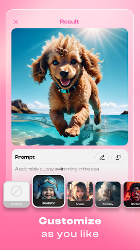 ArtistAI: Ai Image Generator screenshot