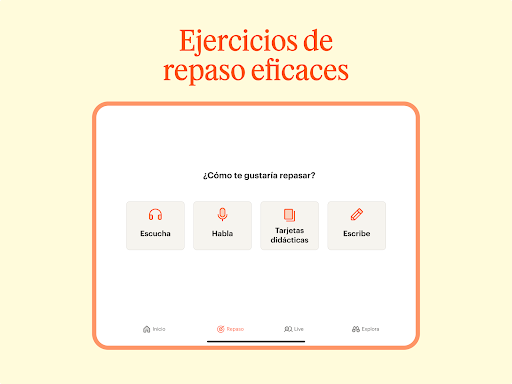 Captura de pantalla de Babbel: Aprender idiomas