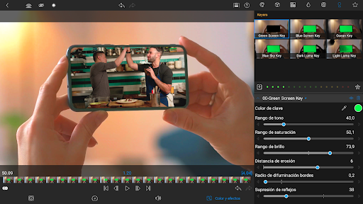 Captura de pantalla de LumaFusion:Editor de vídeo pro