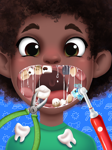 Captura de pantalla de Juegos de dentista para niños