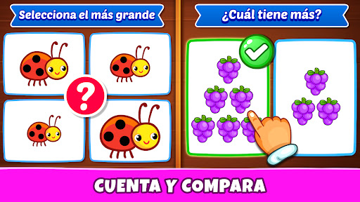 Captura de pantalla de Juegos para niños: edades 3-7