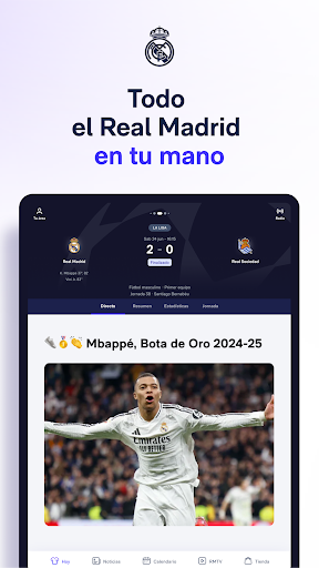 Captura de pantalla de Real Madrid