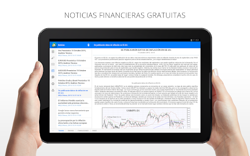 Captura de pantalla de MetaTrader 5