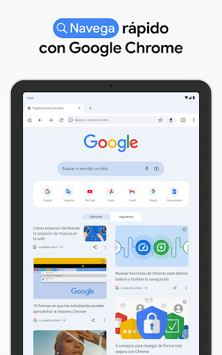 Captura de pantalla de Google Chrome