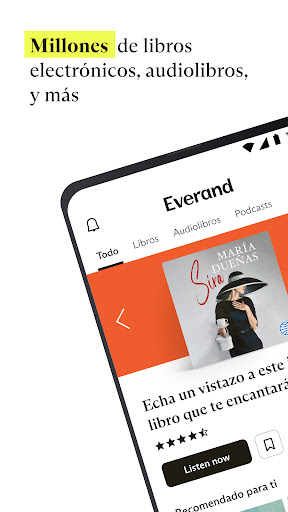Captura de pantalla de Everand