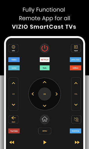 Vizio Smart TV Remote screenshot