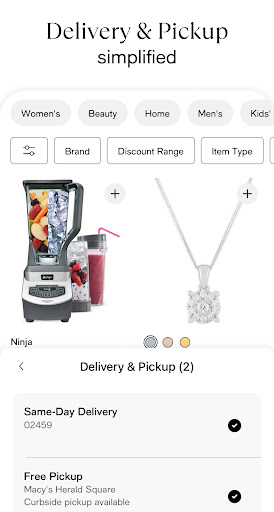 Captura de pantalla de Macy's: shopping & top deals