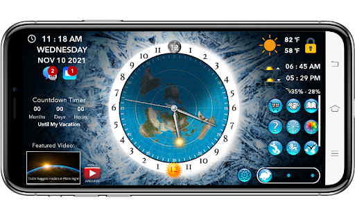 Flat Earth Sun & Moon Clock screenshot