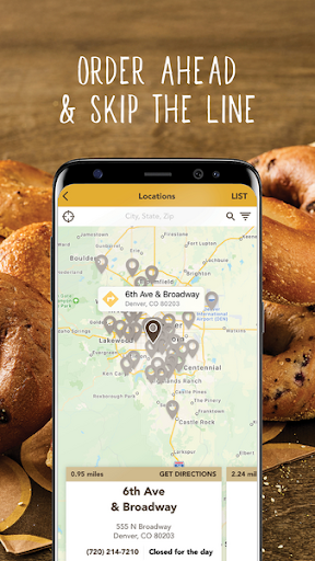 Captura de pantalla de Einstein Bros Bagels