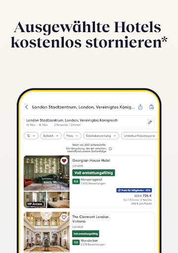 Expedia: Reise, Hotel, Flug Screenshot