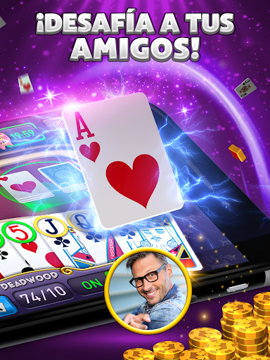 Captura de pantalla de Gin Rummy Plus