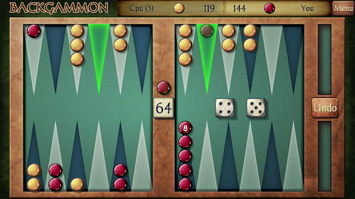 Captura de pantalla de Backgammon Pro
