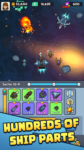 Idle Space: Ship Crafting RPG screenshot