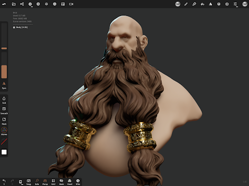 Captura de pantalla de Nomad Sculpt