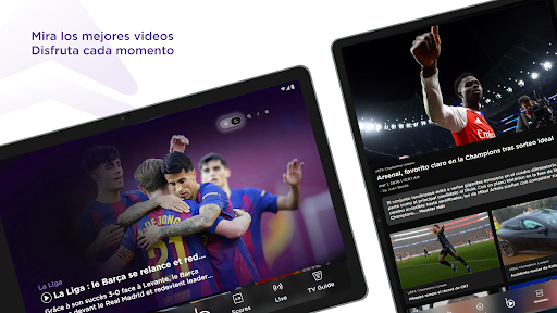 Captura de pantalla de beIN SPORTS