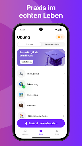 Praktika: Sprachen lernen Screenshot