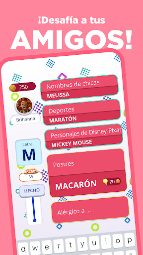 Captura de pantalla de Stop 2: Juego Basta en Español
