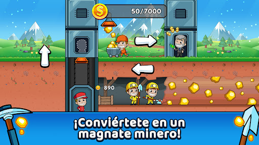Captura de pantalla de Idle Miner Tycoon: Minería oro