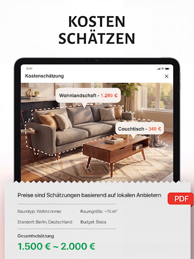 SnapHome: AI Wohnungsdesign Screenshot