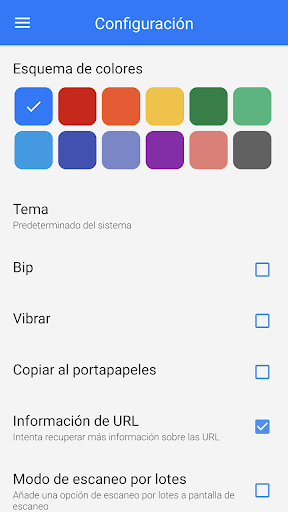 Captura de pantalla de Lector de código QR