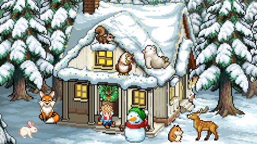 Captura de pantalla de Snowman Story