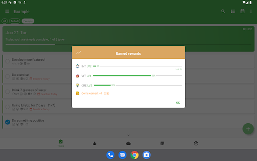 LifeUp: Gamify Tasks & Habits screenshot