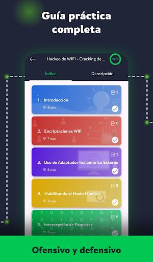 Captura de pantalla de Aprender hacking ético:HackerX