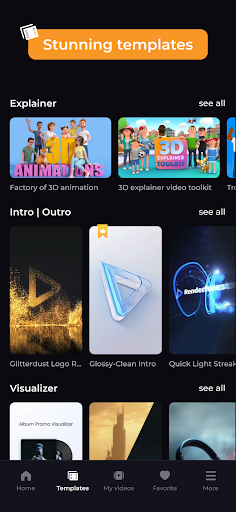 AI Video Maker - Renderforest screenshot