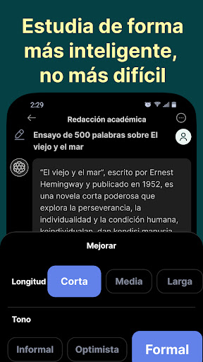 Captura de pantalla de Chat Smith: Chatbot IA Español