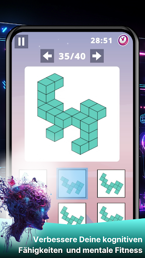 IQ-Test: Logik & Gehirnjogging Screenshot