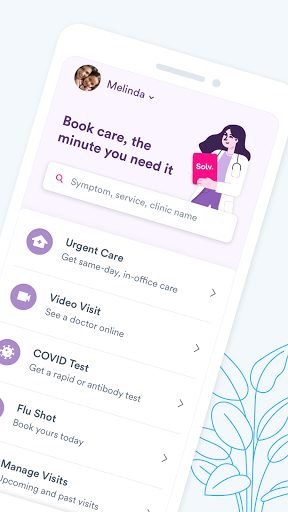 Solv: Find Quality Doctor Care Screenshot